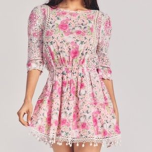 NWT LoveShackFancy Novalie Mini Dress